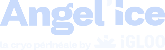 Logo Angel'ice, la cryo périnéale by Igloo